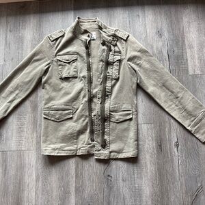 Khaki Military Style Jacket